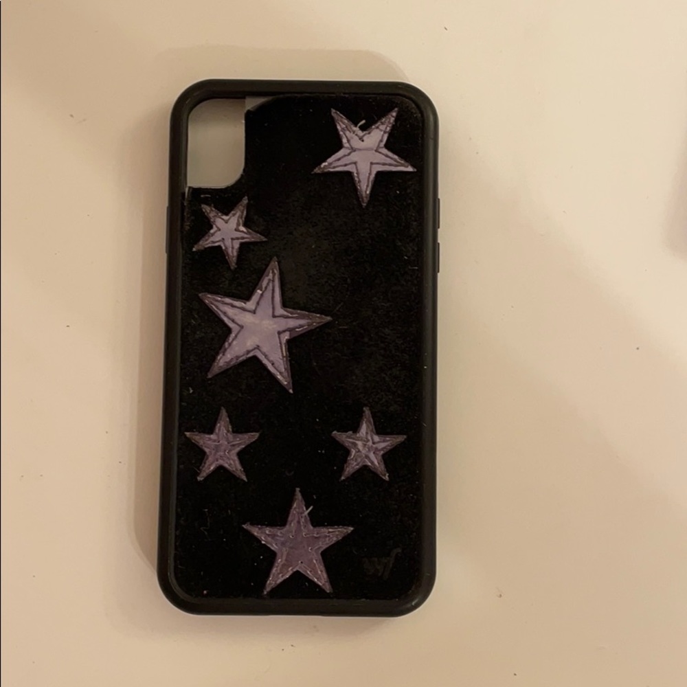 Silver Star Wildflower Case (Iphone XR)